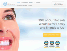 Tablet Screenshot of creditriverdental.com